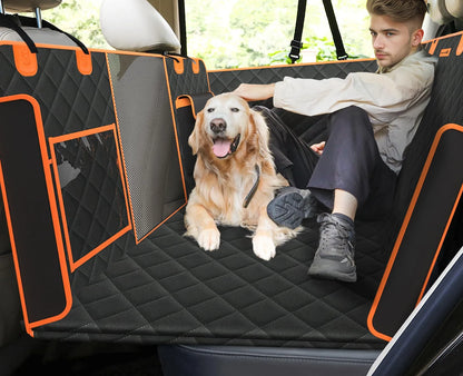4-in-1 Premium Wasserdichte Autositzabdeckung für Hundetransport