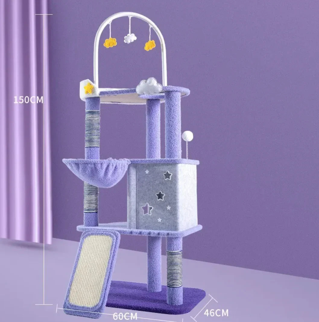 Großer Katzen Kratzbaum mit mehreren Plattformen