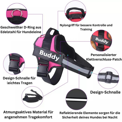 Personalisiertes Anti-Zieh-Geschirr