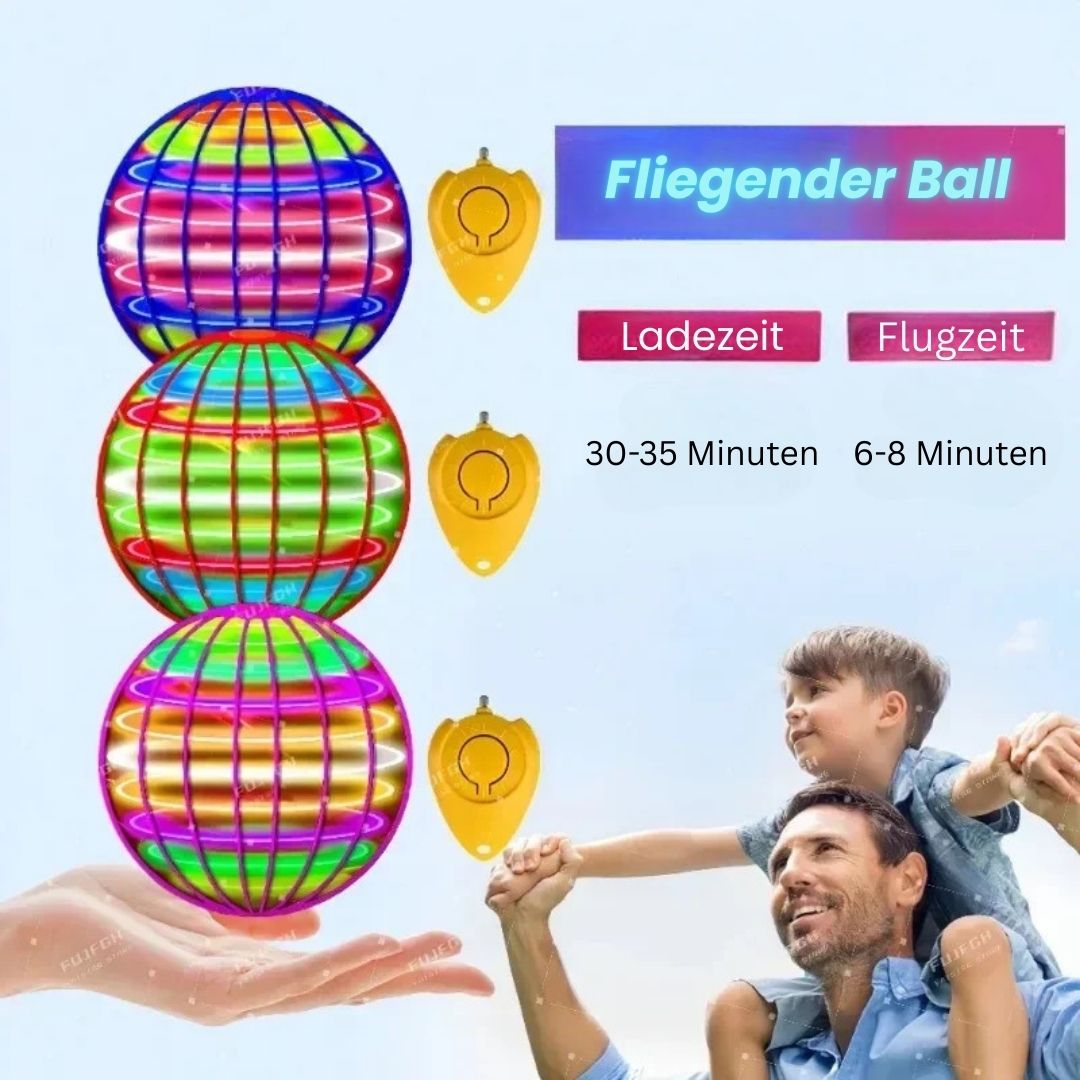 Fliegender Ball - Magischer Schwebeball mit LED-Licht