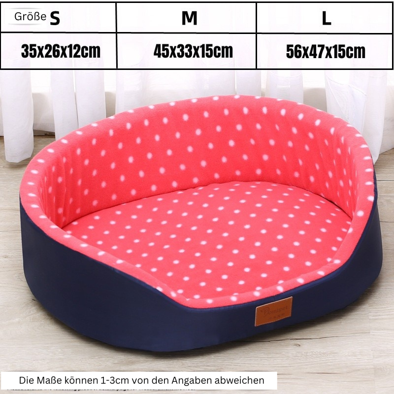 Luxuriöser Schlafplatz für kleine Hunde