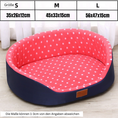 Luxuriöser Schlafplatz für kleine Hunde