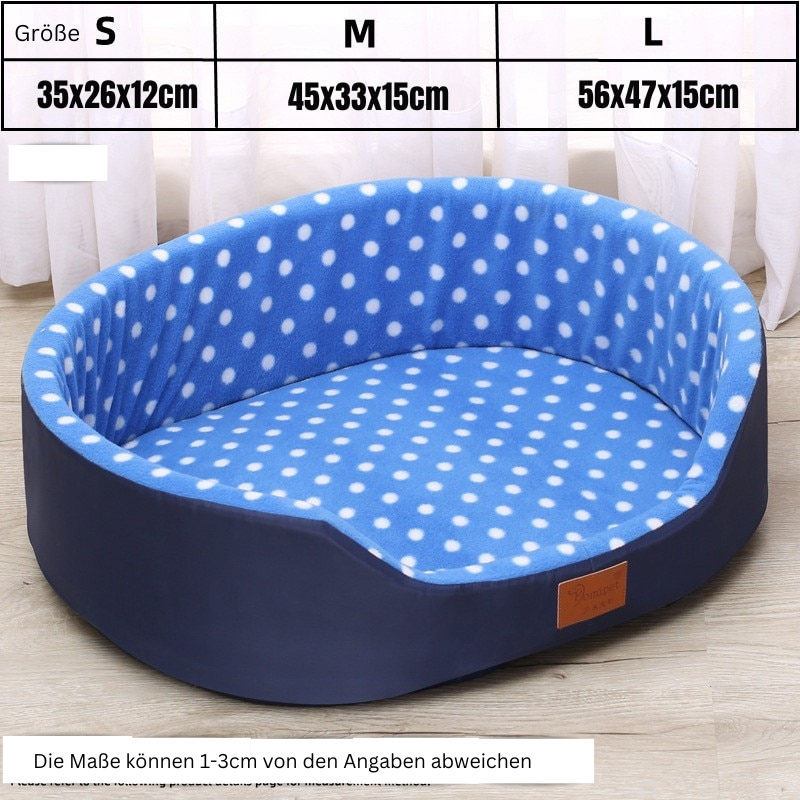 Luxuriöser Schlafplatz für kleine Hunde