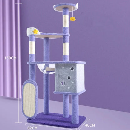 Großer Katzen Kratzbaum mit mehreren Plattformen