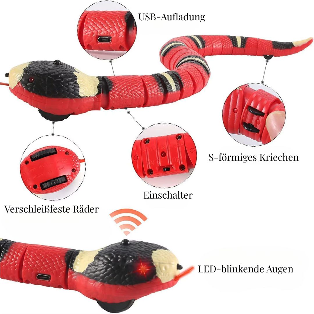 SlitherToy™ - Smartes Schlangenspielzeug für Katzen