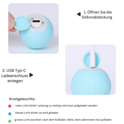 Selbstrollender Katzen-Spielball