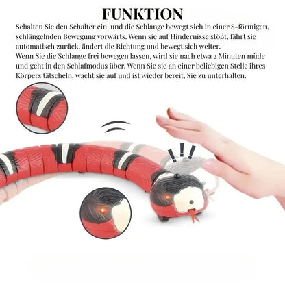 SlitherToy™ - Smartes Schlangenspielzeug für Katzen