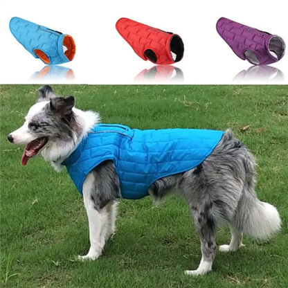 Warme wasserdichte Hundejacke für kalte Tage