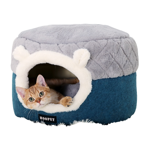 Katzenbett in Höhlenform