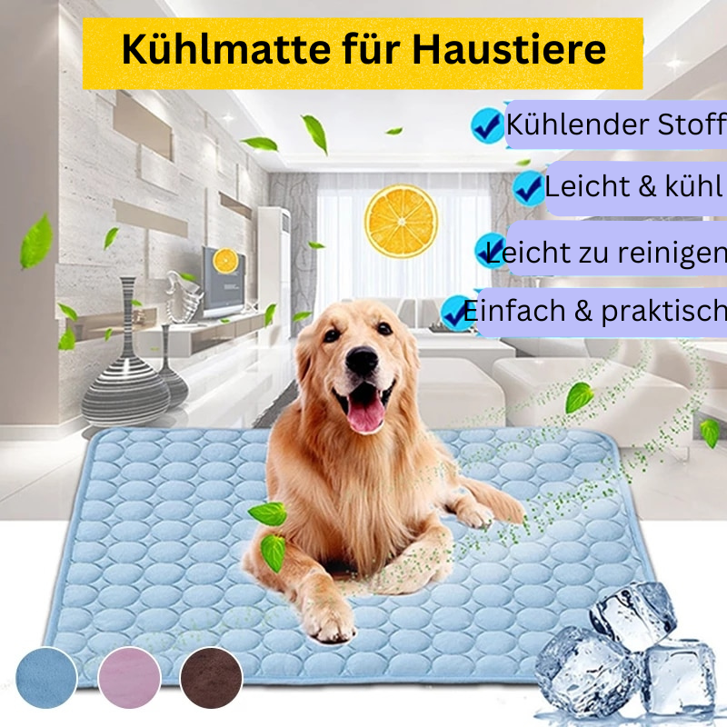 Kühlende Haustier-Matte für heiße Tage