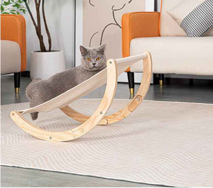 Katzen Komfort Schaukelstuhl Tisch