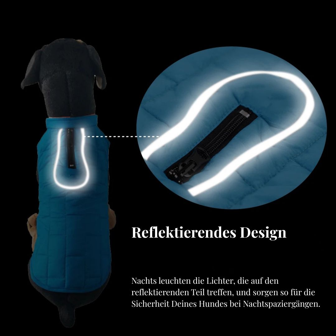 Warme wasserdichte Hundejacke für kalte Tage