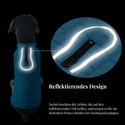Warme wasserdichte Hundejacke für kalte Tage