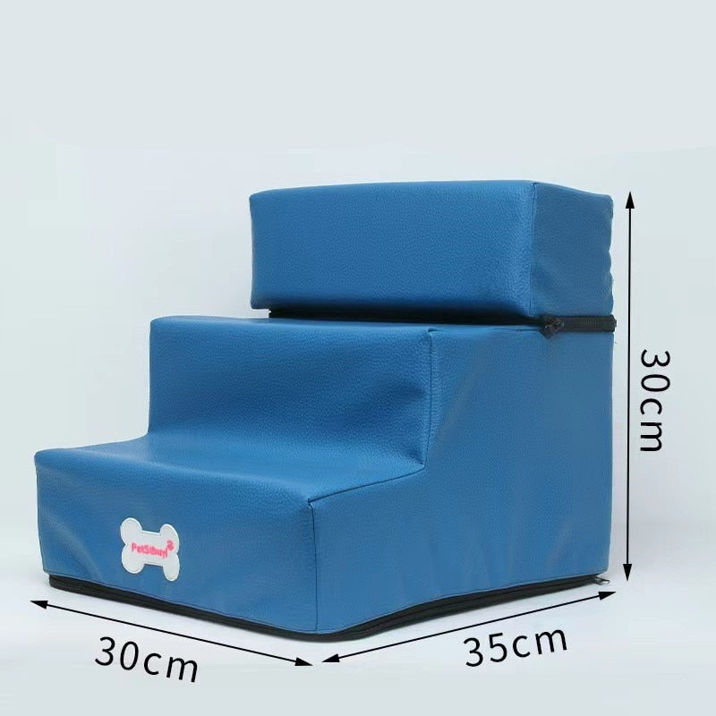 Hunde-Klettertreppe mit Bezug aus PU