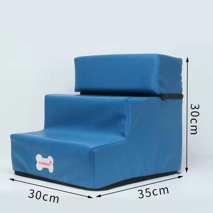 Hunde-Klettertreppe mit Bezug aus PU