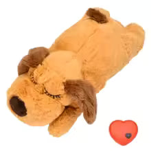 Hunde Baby Nela -  Beruhigungs-Plüschtier für Haustiere mit Herzschlag