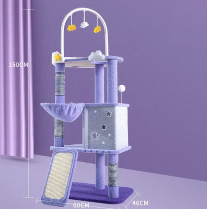 Großer Katzen Kratzbaum mit mehreren Plattformen