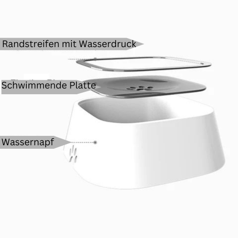 Auslaufsicherer Trinknapf