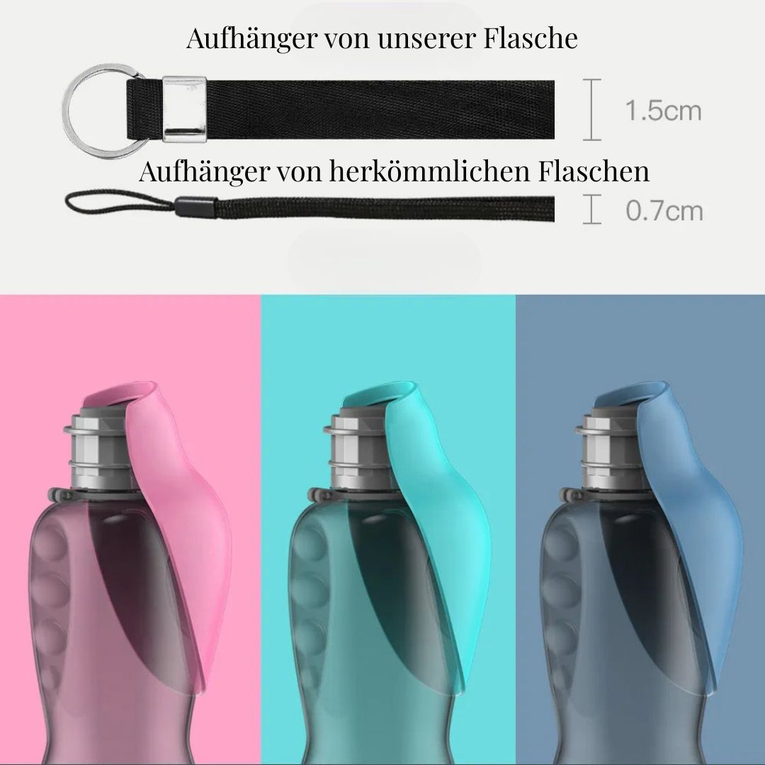 800ml Tragbare Hundetrinkflasche für große Hunde