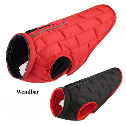 Warme wasserdichte Hundejacke für kalte Tage