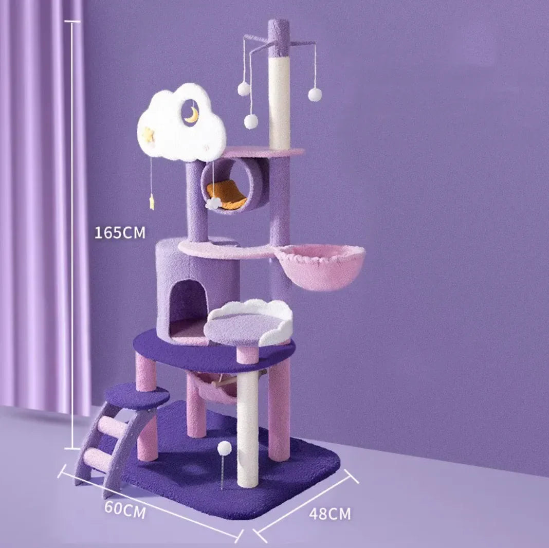 Großer Katzen Kratzbaum mit mehreren Plattformen