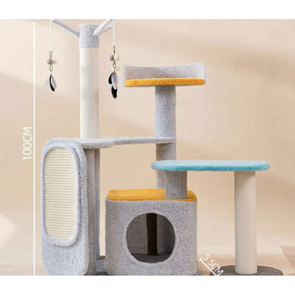 Großer Katzen Kratzbaum mit mehreren Plattformen